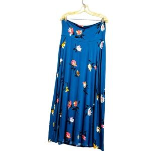 Motherhood Maternity floral Maxi Skirt size Large
